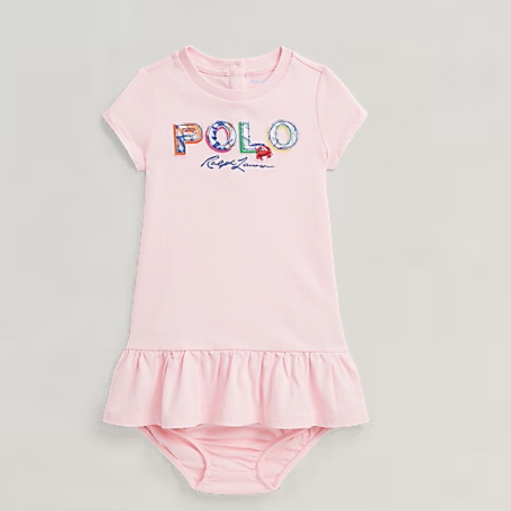 Polo by Ralph Lauren Pink Ruffle Kids Polo